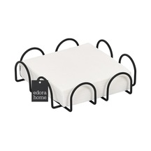 Mat Siyah 18 Cm Peçetelik Büyük Boy Peçete Standı Kafe Restoran Otel Paslanmaz Metal