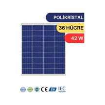 Lexron 42w Polykristal Güneş Paneli
