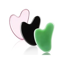 Tr 3 Adet Gua Sha Yüz Aleti, Doğal Reçine Taş, Gua Sha Tahtası, Kazıma, Yüz Masaj Aracı, Gua Sha Kazıma Masaj A