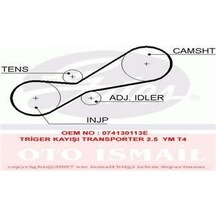 GATES 5494XS TRIGER EKSANTRIK KAYISI TRANSPORTER T4 96-03 2.5 TDI