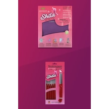 Shila 4'lü Mikrofiber Bez + 6'lı Solingen Kırmızı Bıçak Seti
