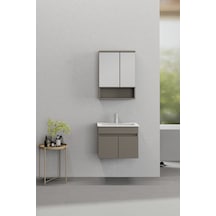 Biani Dalyan 60 Cm Banyo Dolabı Renk Latte