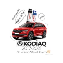 Skoda Kodiaq Ön Arka Silecek Seti 2017-2021 Bosch Aerotwin