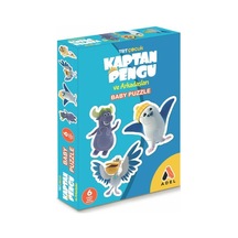 Adel Trt Çocuk Kaptan Pengu Baby Puzzle