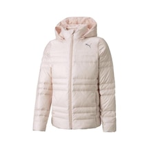 Puma Light Goose Kız Çocuk Pembe Kapüşonlu Mont