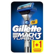 Gillette Mach3 Turbo Tıraş Makinesi + 1 Yedek Bıçak