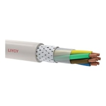 6X0.50 Lıycy Blendajlı %100 Bakır Kablo 1 M