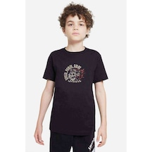 Tshirthane Speed Power Glory Baskılı Unisex Çocuk Siyah T-Shirt