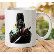 Dishonored-free-png-ımage İki Tarafı Baskılı Kupa Bardak.jpg Çok Renkli