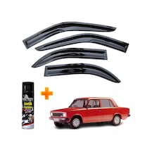 Fiat Serçe Mügen Cam Rüzgarlığı Tüm Kasalara Uyumlu 4 Lü Takım +500ml Lastik Parlatıcı