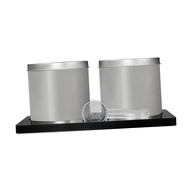 Suntek 2 Parça Kahve Şeker Konteyner Seti Kapak Depolama Rafı