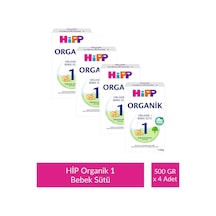 Hipp 1 Organik Bebek Sütü 500 G x 4 Adet