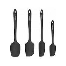 Vallettaa Osteris 4'lü Spatula Seti - Siyah Çok Renkli