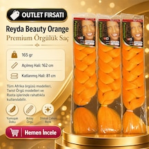 3 Paket / Afrika Örgüsü Ve Rasta İçin Sentetik Orange - Mydr-892954 Çok Renkli