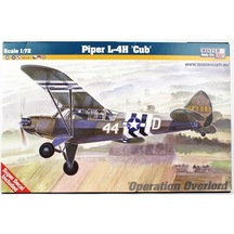 Mistercraft D253 1/72 Piper L-4h Cub Askeri Uçak Plastik Model Kiti-51251