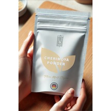 Organik Çerimoya Meyvesi Tozu 50g, Premium Cherimoya Powder, Organik Vegan Katkısız