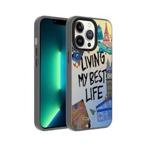 Zore İphone 13 Pro Max Uyumlu Desenli Ogaa Dragon Sert Kılıf-seyahat