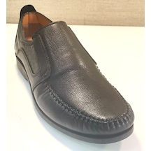 Castle Black 3076 Erkek Deri Comfort Ayakkabı Siyah