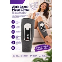 Auhma Amg48 Akıllı Hava Basınçlı Bacak Ve Baldır Masaj Cihazı Isı Terapili Kablosuz Şarjlı Masaj Ale Gri