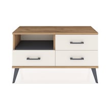 Arges Şifonyer Tek Raflı 3 Çekmeceli 88x30x48 Çam-antrasit/aytaşı Antrasit/aytaşı
