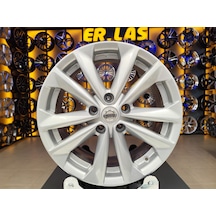 4 Adet Nissan  7 17 5 114.3 Et40 66.1 Sılver Jant Revize Edilmiş Takım