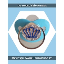 Sahi Aksesuar Taç Modeli Silikon Emzik Bezyı356 Çok Renkli