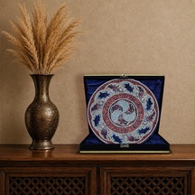 E38 El İşçiliği Çini Tabak 25 Cm - 6661