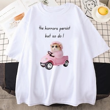 Tarzsokak Beyaz Lar Kawaii Grafik Üzgün Hamster Korku Devam Ama Ben Sevimli Beyaz
