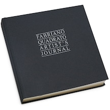 Fabriano Quadrato Artist'S Journal. Siyah Kapaklı. 90Gr - 23X23 Cm