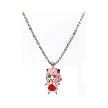 Anime Spy X Family Anya Forger Chibi Kolye Anime Kolye Gümüş Kapl