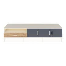 Hyperion Tv Ünitesi 3 Raflı Tek Çekmeceli 3 Kapaklı 220x44x51 Aytaşı-antrasit/çam Antrasıt/atlas Çam - Aytası