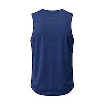 Genius Store Erkek Sıfır Kol Sporcu Atleti Ter Tutmayan Fitness Gym Tişörtü Sfr2026-mankensiz Lacivert