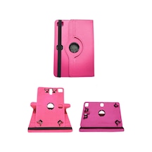 Hegitech Doogee T10e 10.1 İnç Uyumlu Kılıf 360 Dönerli Unıversal Standlı Kılıf Arka Kapak