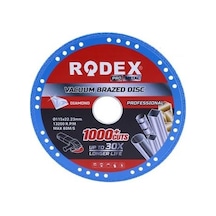 Rodex Vakum Kaynaklı Elmas Testere Uzun Ömürlü Çok Amaçlı Kesme Diski 125 Mm Rrm125s