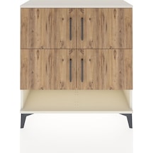 Arges Şifonyer 4 Raflı 4 Kapaklı 88x30x96 Aytaşı-çam Aytaşı