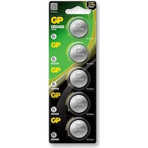 Gp Cr2450-c5 3v Lityum Düğme Pil 5'li Paket