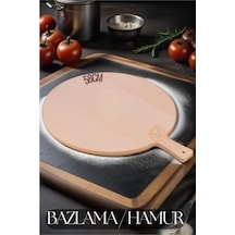 Tezgah Üstü Hamur Açma Bazlama Tahtası 60 Cm 719385