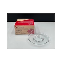 Paşabahçe Cam Çay Tabağı 13 Cm 6'lı Şeffaf