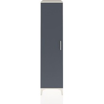 Kronos Dolap 4 Raflı Tek Kapaklı 44x59x182 Aytaşı-antrasit Aytaşı