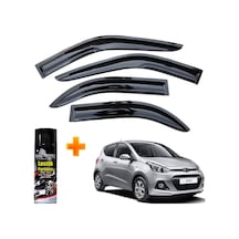 Hyundai I10 Mügen Cam Rüzgarlığı 2013-2017 Arası 4 Lü Takım +500ml Lastik Parlatıcı