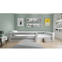 Herseycik Ninnimo Montessori 90X190 Yatak Uyumlu Karyola Y19-1 Beyaz