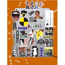 A Ap Rocky Sticker Seti Laptop Ajanda Notebook Tablet Telefon Defter Etiket Bullet Journal Diğer