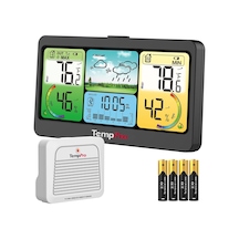 Thermopro Tp280b 17.8 Cm Ekranlı, Wi-fi Destekli Akıllı İç Ve Dış Mekan Hava Tahmin İstasyonu Ve Barometre 300m