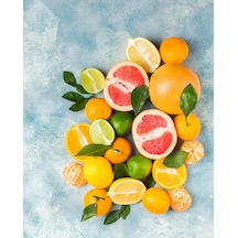 Bodur Aşılı Yediveren-limon-portakal-kamkat-mandalina Fidanı 4'lü Paket