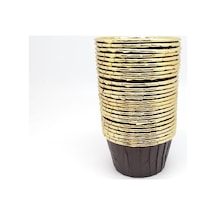 Muffin Kek Kapsülü Siyah Içi Gold 25 Li