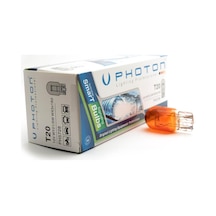 Photon PH5728 T20 21 5W 12V Çift Devre Amber Ampul 10 Adet