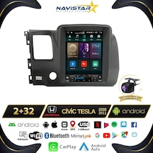 Honda Civic 2008-2011 Tesla Model 2gb + 32gb Kablosuz Carplay Na