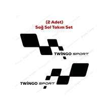 Twingo Sticker Renault Twingo Kapı Altı Sticker Oto Sticker