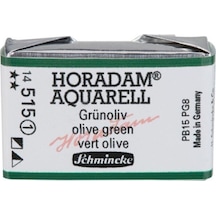 Schmincke : Horadam Aquarell Artist Sulu Boya : Tam Tablet : Seri 1 515 Olive Green