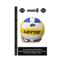 Premium Spor Malzemesi Rekreasyon Okul Sporu Vlyl-tp-001 El Dikişli Voleybol Topu Çok Renkli
